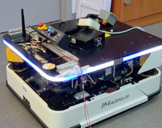 Figure 55: AMR with the T-slot aluminium profile base